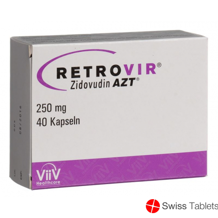 Retrovir Azt Kapseln 250mg 40 Stück buy online