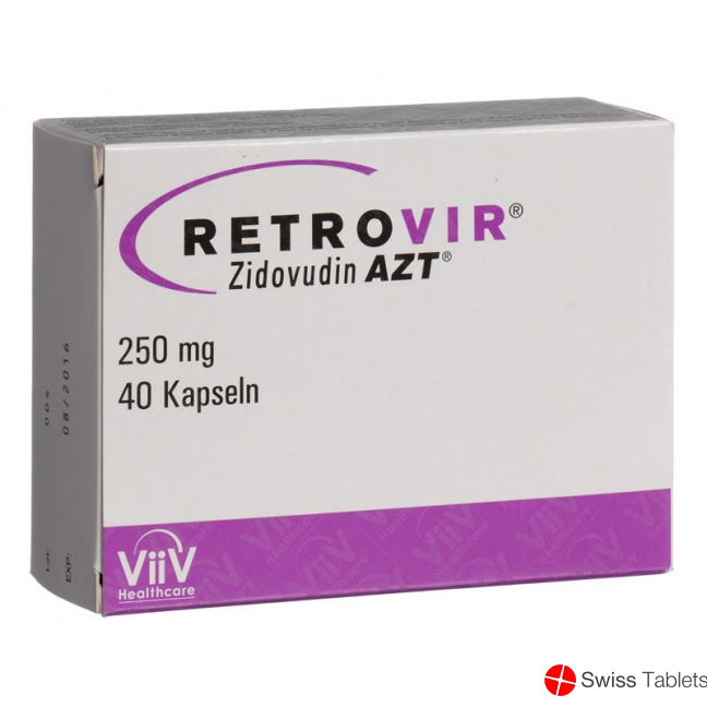 Retrovir Azt Kapseln 250mg 40 Stück buy online