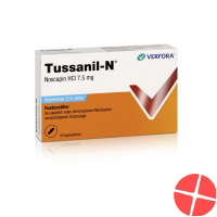 Tussanil N 7.5mg Kleinkinder 10 Zäpfchen Tussanil N 7.5mg Kleinkinder 10 Zäpfchen