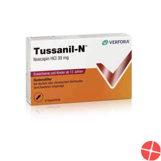 Tussanil N Zäpfchen 30mg Erwachsene 10 Stück