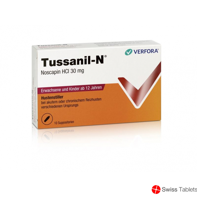 Tussanil N Zäpfchen 30mg Erwachsene 10 Stück buy online