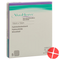 VariHesive Extra Dünn Hydrokolloidverband 10x10cm 5 Beutel