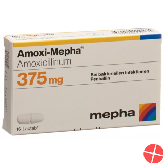 Amoxi Mepha 375 Lactabs 375mg 16 Stück