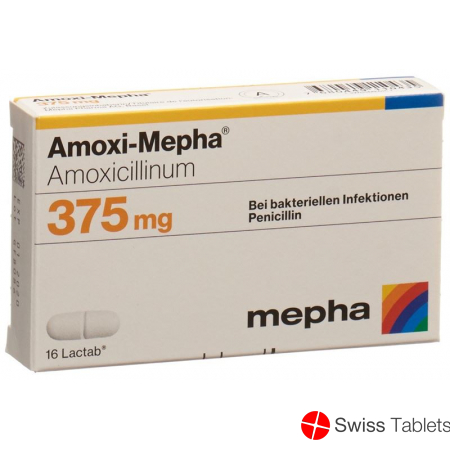 Amoxi Mepha 375 Lactabs 375mg 16 Stück buy online