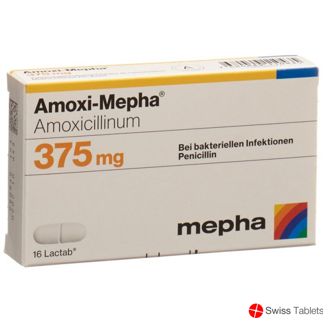 Amoxi Mepha 375 Lactabs 375mg 16 Stück buy online