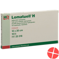 Lomatuell H Salbenkompresse 10x20cm Steril 10 Stück