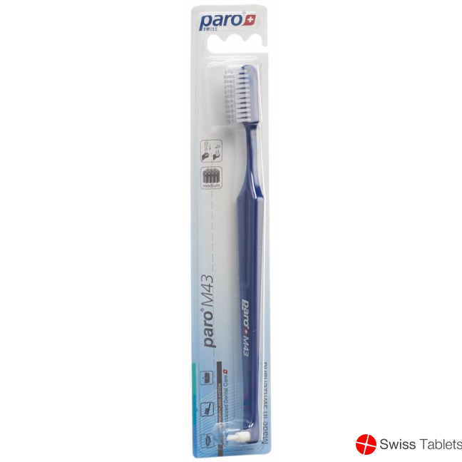 Paro toothbrush M43 Medium 4 rows with interspace buy online