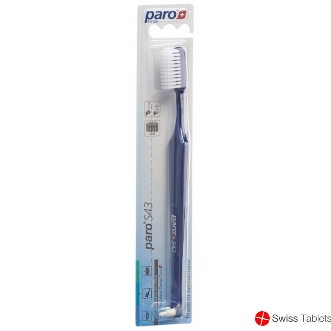 Paro toothbrush S43 Soft 4 rows with interspace buy online