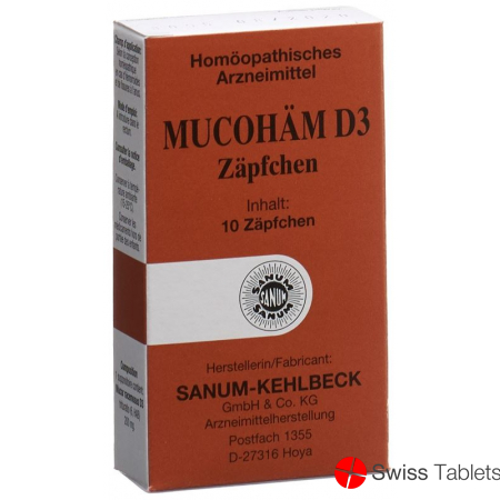 Mucohaem Zäpfchen 10 Stück buy online