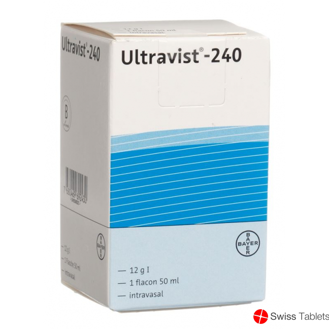 Ultravist Injektionslösung 240mg Flasche 50ml buy online