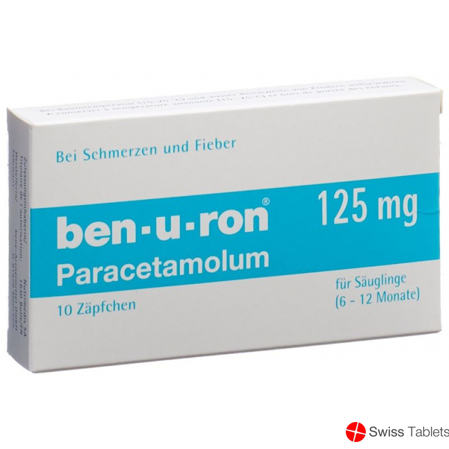 Ben U Ron 125mg 10 Zäpfchen buy online