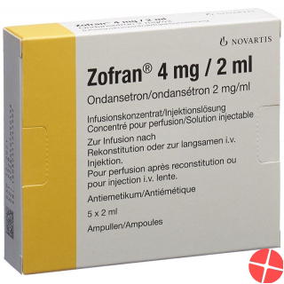 Zofran Infusionskonzentrat 4mg/2ml 5 Ampullen 2ml