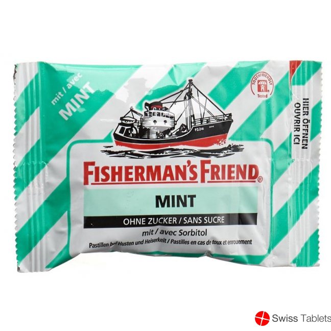 Fishermans Friend Pastillen Mint ohne Zucker 25g buy online