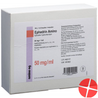 Ephedrin Amino Injektionslösung 50mg/ml 100 Ampullen 1ml