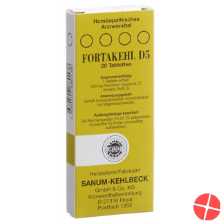 Fortakehl Tabletten D 5 Trit 20 Stück