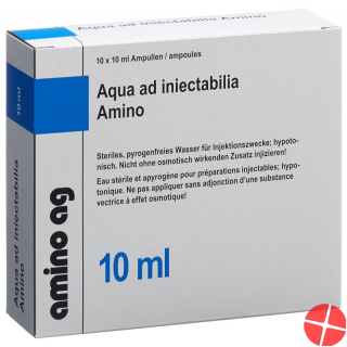Aqua Ad Injektion Amino Injektionslösung 10ml Ampullen 10 Stück