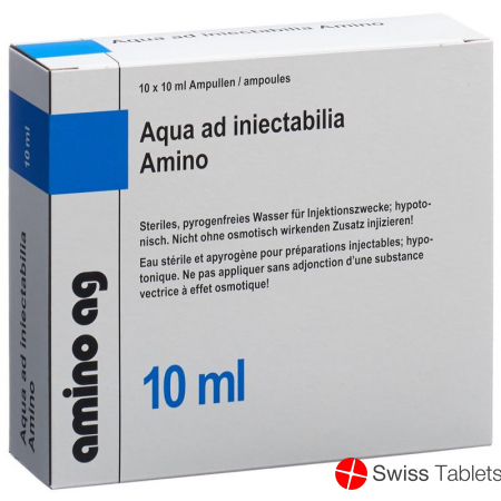 Aqua Ad Injektion Amino Injektionslösung 10ml Ampullen 10 Stück buy online