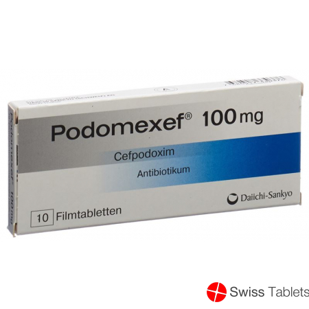 Podomexef Filmtabletten 100mg 10 Stück buy online
