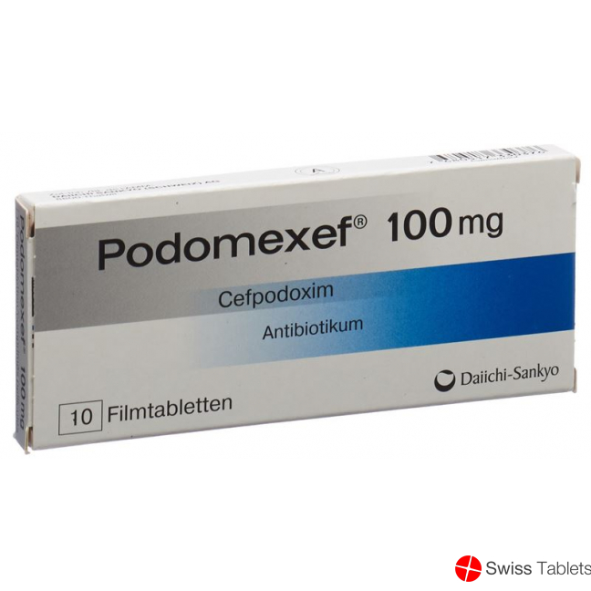 Podomexef Filmtabletten 100mg 10 Stück buy online