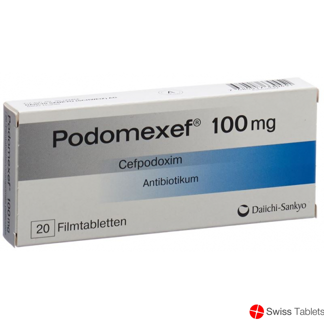 Podomexef Filmtabletten 100mg 20 Stück buy online