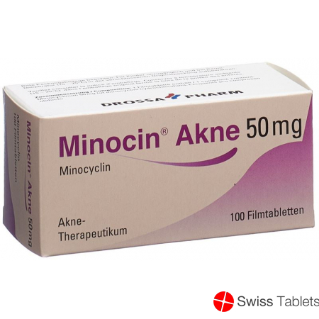 Minocin Akne 50mg 100 Tabletten buy online