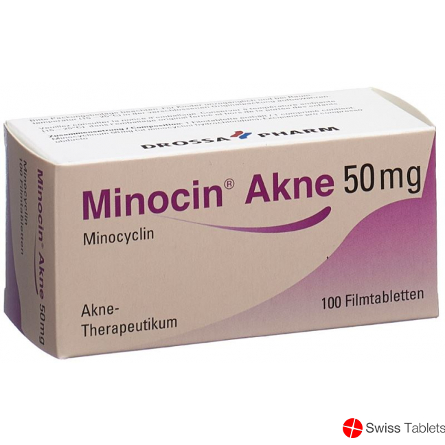 Minocin Akne 50mg 100 Tabletten buy online