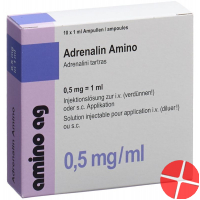 Adrenalin Amino Injektionslösung 0.5mg/ml 10 Ampullen 1ml