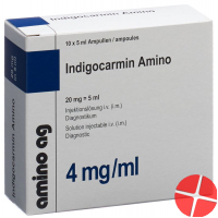 Indigocarmin 0.4% Amino 20mg/5ml 10 Ampullen 5ml