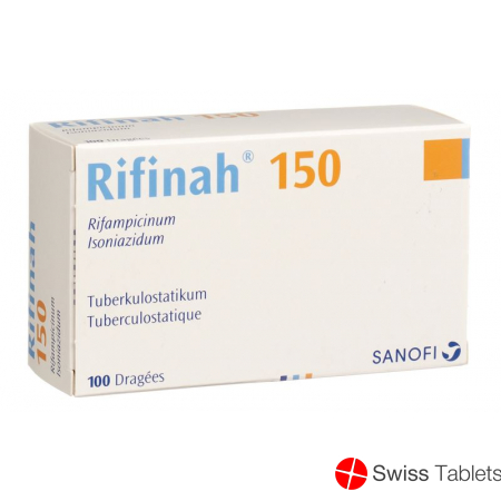 Rifinah 150 Dragees 150/100 100 Stück buy online Rifinah 150 Dragees 150/100 100 Stück buy online