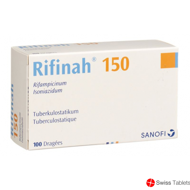 Rifinah 150 Dragees 150/100 100 Stück buy online Rifinah 150 Dragees 150/100 100 Stück buy online