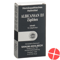 Albicansan Zäpfchen D 3 10 Stück