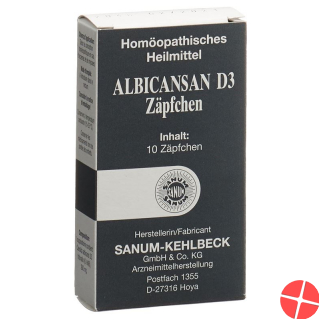 Albicansan Zäpfchen D 3 10 Stück