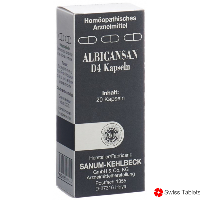 Albicansan Kapseln D 4 20 Stück buy online