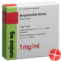 Atropinsulfat Amino 1mg/ml 10 Ampullen 1ml
