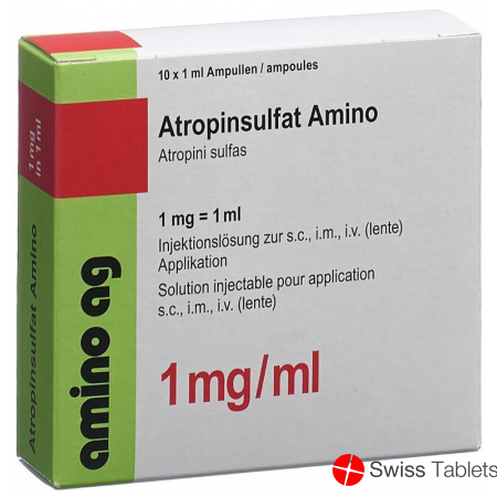 Atropinsulfat Amino 1mg/ml 10 Ampullen 1ml buy online
