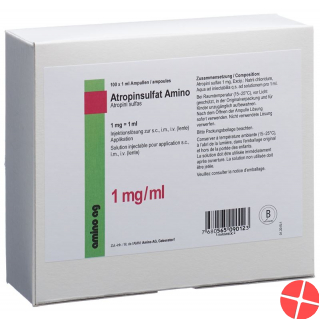 Atropinsulfat Amino 1mg/ml 100 Ampullen 1ml