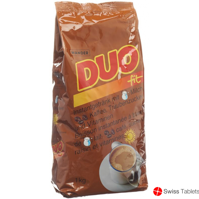 Duo Fit Sofort Milchkaffee Pulver Oeco Pac 1kg buy online