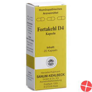 Fortakehl Kapseln D 4 Trit 20 Stück