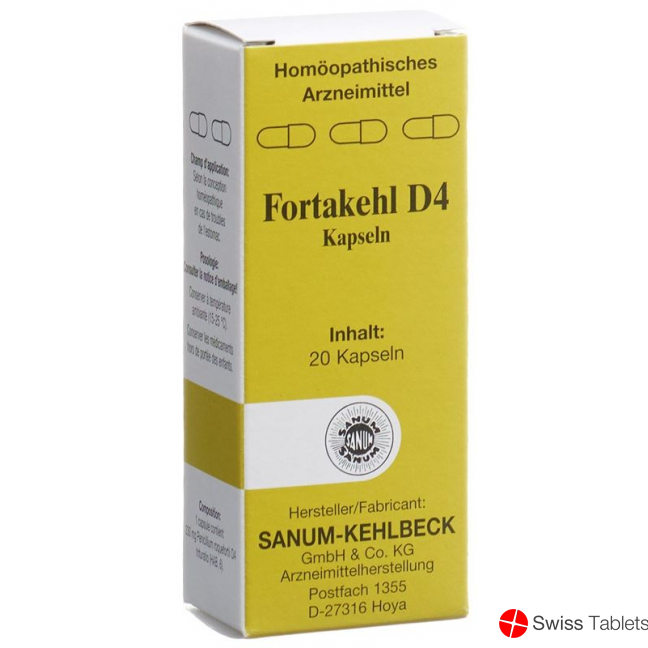 Fortakehl Kapseln D 4 Trit 20 Stück buy online