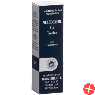 Mucedokehl Tropfen D 5 10ml Mucedokehl Tropfen D 5 10ml