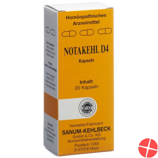 Notakehl Kapseln D 4 20 Stück