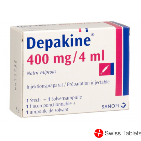 Depakine Trockensubstanz 400mg C Solv Durchstechflasche 4ml buy online