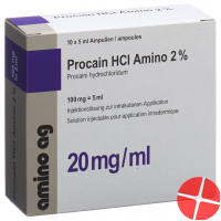 Procain HCl 2% Amino 100mg/5ml 10 Ampullen 5ml