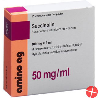 Succinolin Injektionslösung 100mg/2ml 10 Ampullen 2ml