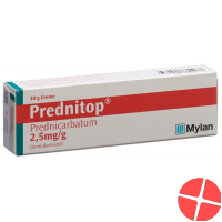 Prednitop Creme 0.25% Tube 30g