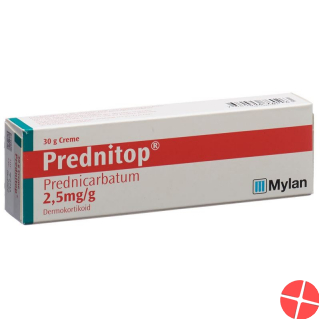 Prednitop Creme 0.25% Tube 30g