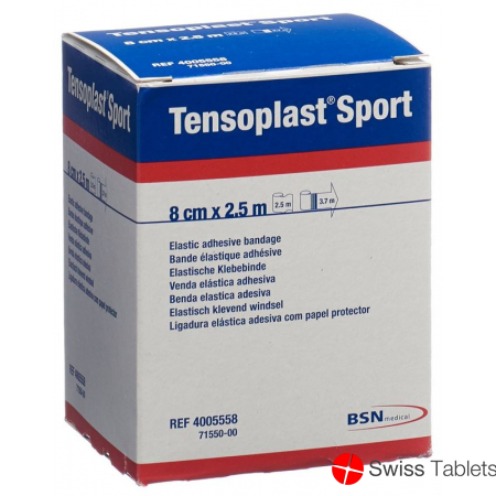 Tensoplast Sport elastische Klebebinde 8cm x 2.5m buy online