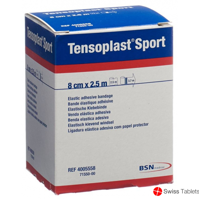 Tensoplast Sport elastische Klebebinde 8cm x 2.5m buy online