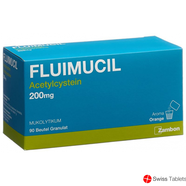 Fluimucil Granulat 200mg Erwachsene Beutel 90 Stück buy online