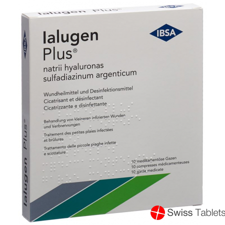 Ialugen Plus 10x10cm 10 Medizingazen buy online